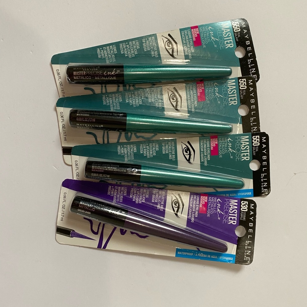 4 Maybelline master precise liquid eyeliner NWT
